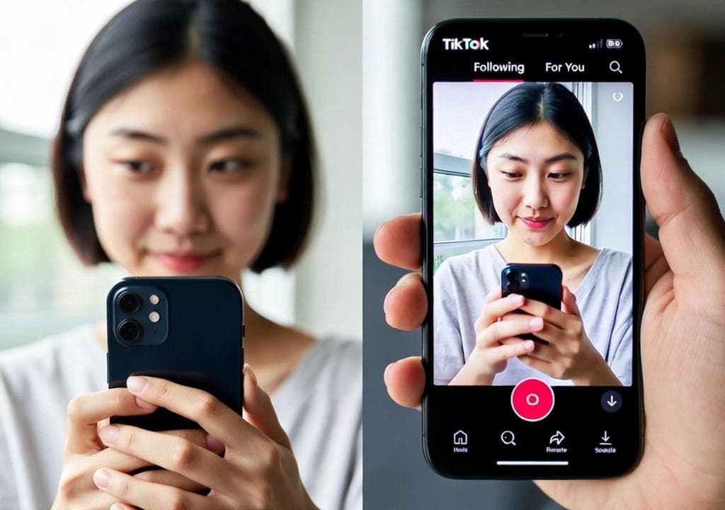 Downloading TikTok videos on iPhone